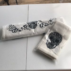 Pottery Barn skull day of the dead table set